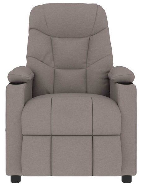 Masážní křeslo taupe textil 339100