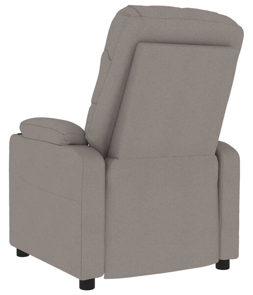 Masážní křeslo taupe textil 339100