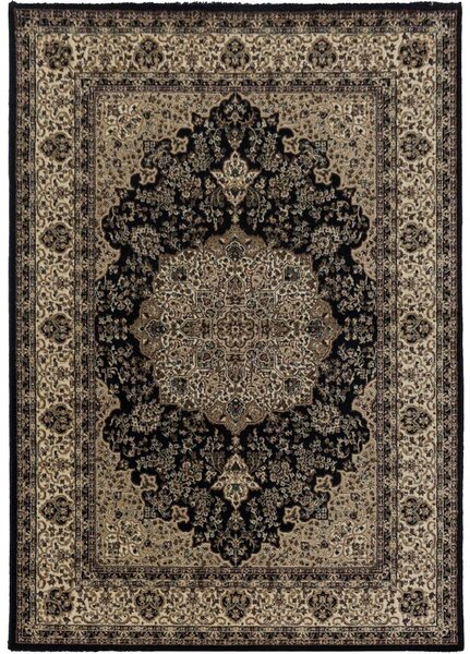 Breno Kusový koberec KASHMIR 2608 Black, Černá, Vícebarevné, 120 x 170 cm