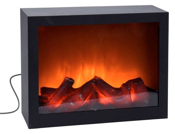 Elektrický krb LED vánoční dekorace, 29 x 23 cm
