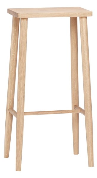 Barová stolička z dubového dřeva v přírodní barvě (výška sedáku 72 cm) Folk – Hübsch