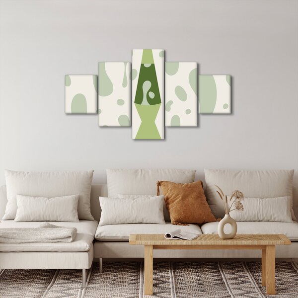 Obraz - Hippies, lávová lampa (125x70 cm)
