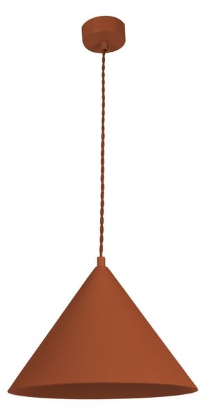 Červené závěsné svítidlo SULION Vilma, výška 150 cm