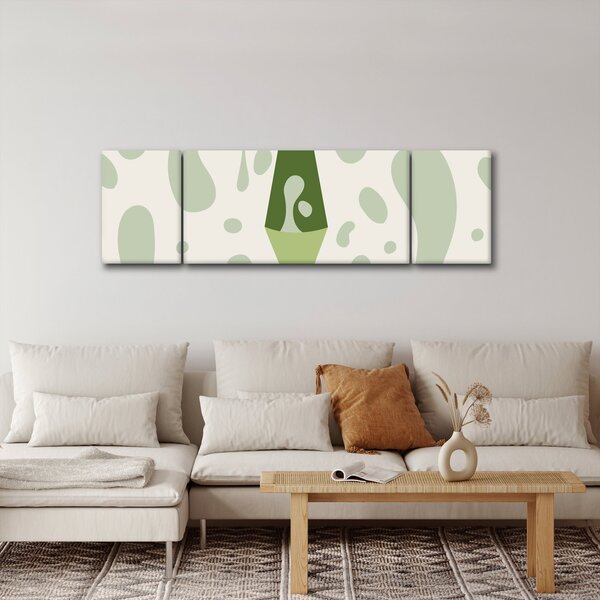 Obraz - Hippies, lávová lampa (170x50 cm)