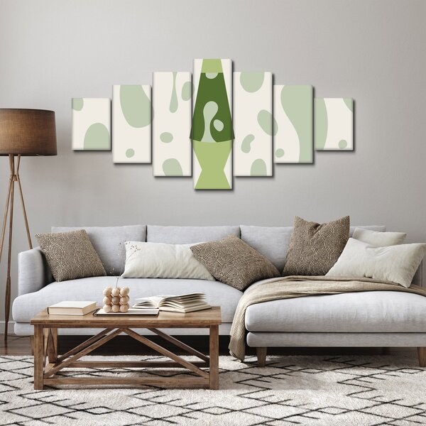 Obraz - Hippies, lávová lampa (210x100 cm)