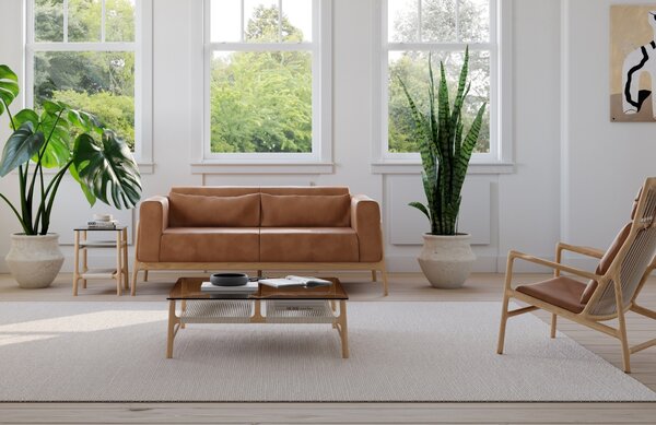 -25 % Dny MOMENTI– Gazzda Kouřově šedý skleněný konferenční stolek Fawn 90 x 90 cm