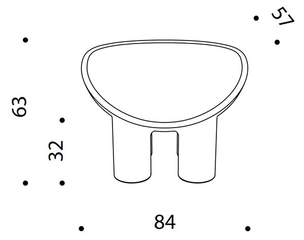 Driade designová křesla Roly Poly Armchair