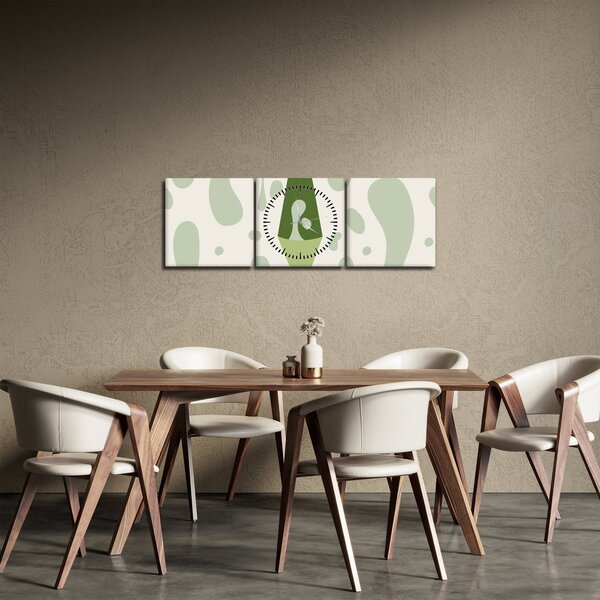 Obraz - Hippies, lávová lampa (s hodinami) (90x30 cm)