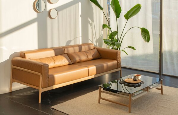 -25 % Dny MOMENTI– Gazzda Kouřově šedý skleněný konferenční stolek Fawn 120 x 60 cm