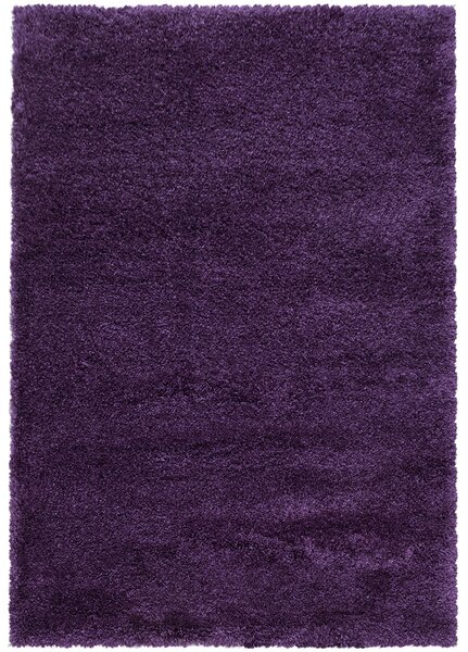 Breno Kusový koberec FLUFFY 3500 Lila, Fialová, 140 x 200 cm