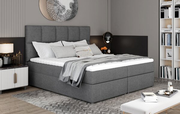 Eltap Čalouněná postel Glossy s úložným prostorem Materiál a barva potahu: Omega 68 - žlutá, Rozměr: 145x200