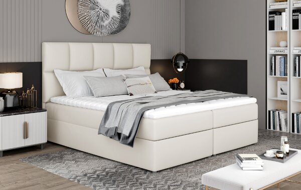 Eltap Čalouněná postel Glossy s úložným prostorem Materiál a barva potahu: Omega 68 - žlutá, Rozměr: 145x200