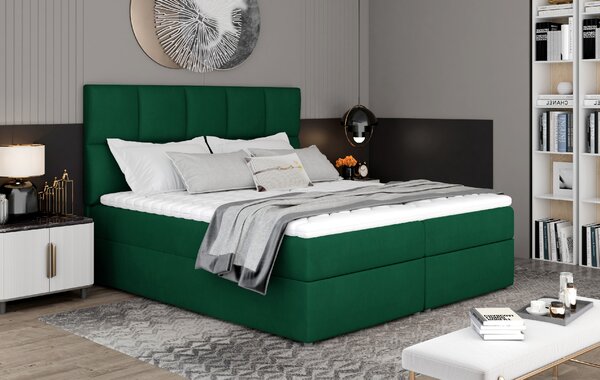 Eltap Čalouněná postel Glossy s úložným prostorem Materiál a barva potahu: Omega 68 - žlutá, Rozměr: 145x200