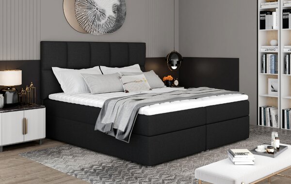 Eltap Čalouněná postel Glossy s úložným prostorem Materiál a barva potahu: Omega 68 - žlutá, Rozměr: 145x200
