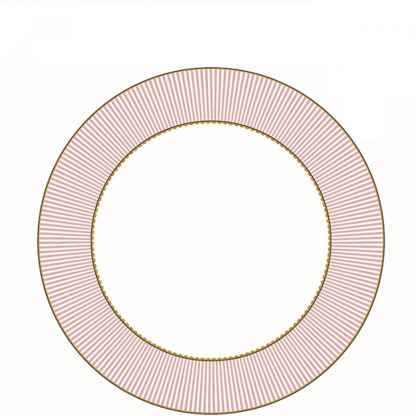 Pip Studio La Majorelle talíř Ø21,5cm, růžový (porcelánový hluboký talíř)