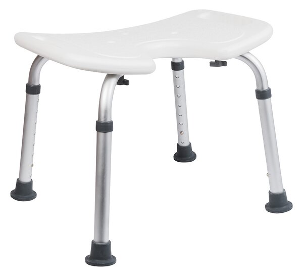 BISK Erga Handicap PRO, obdélníková židle do sprchy 485x465x535 mm, bílá, ERG-07640