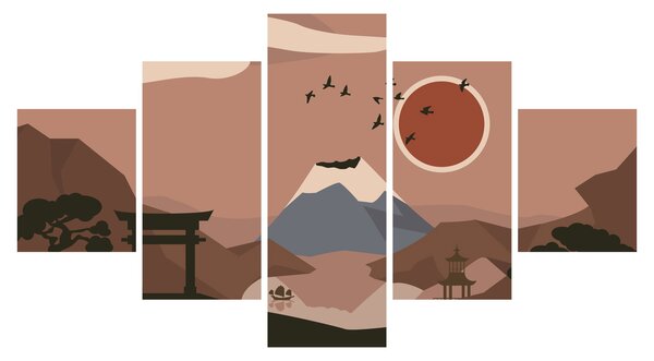Obraz - Japonsko N⁰1 (125x70 cm)