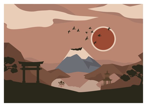 Obraz - Japonsko N⁰1 (70x50 cm)