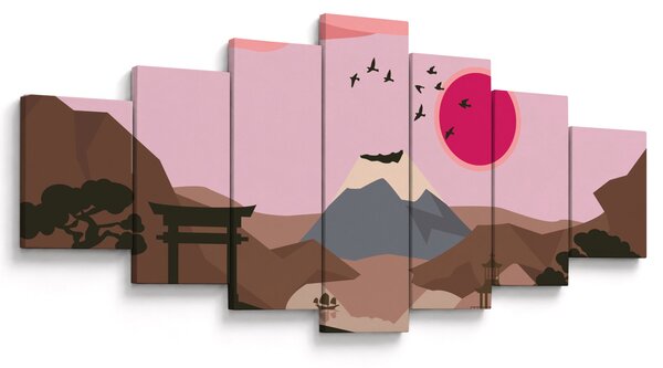 Obraz - Japonsko N⁰2 (210x100 cm)