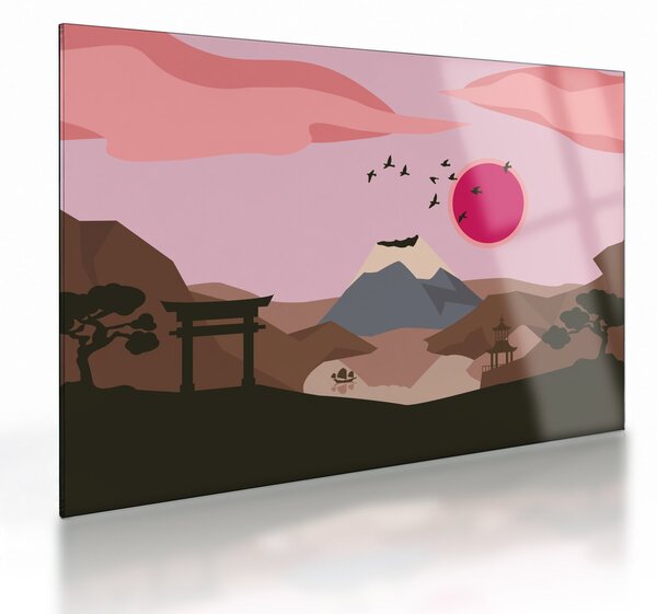 Skleněný obraz - Japonsko N⁰2 (70x50 cm)