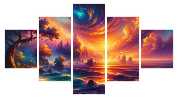 Obraz - Magický svět (125x70 cm)