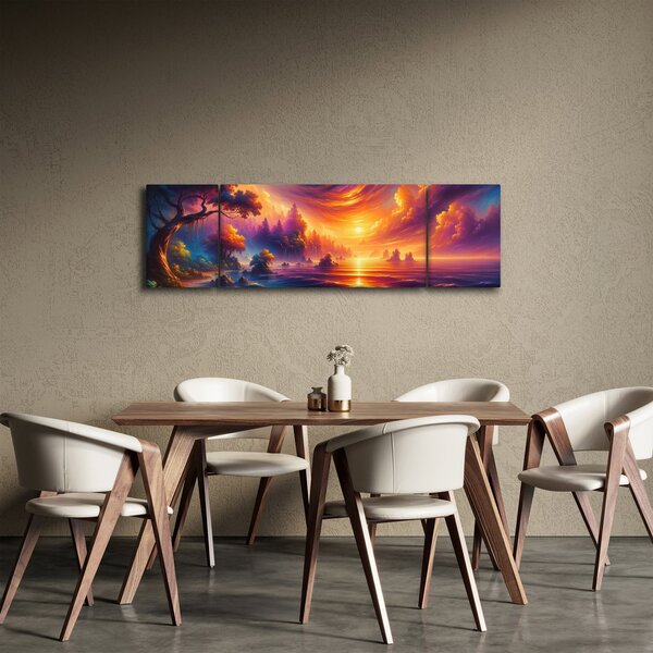Obraz - Magický svět (170x50 cm)