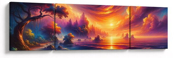 Obraz - Magický svět (170x50 cm)