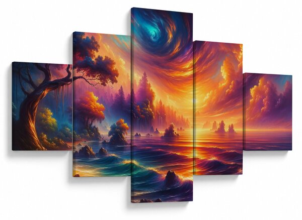 Obraz - Magický svět (125x70 cm)