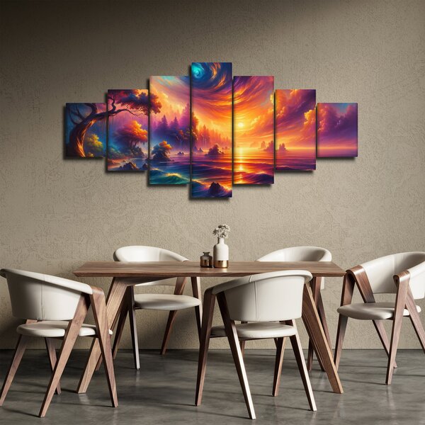 Obraz - Magický svět (210x100 cm)