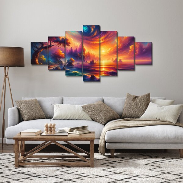 Obraz - Magický svět (210x100 cm)