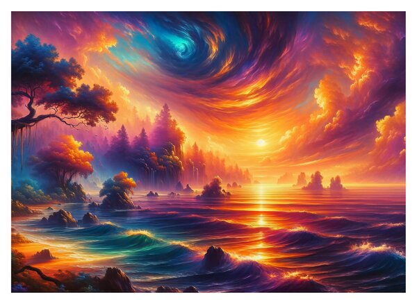 Obraz - Magický svět (70x50 cm)