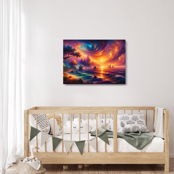 Skleněný obraz - Magický svět (70x50 cm)