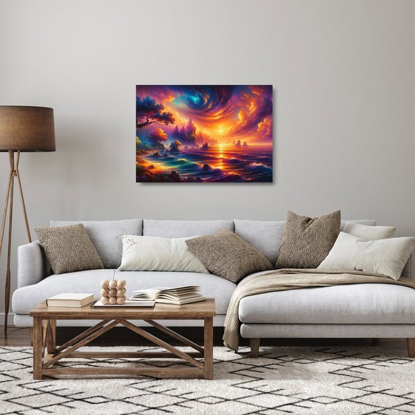Skleněný obraz - Magický svět (70x50 cm)