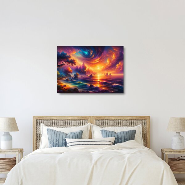 Skleněný obraz - Magický svět (70x50 cm)