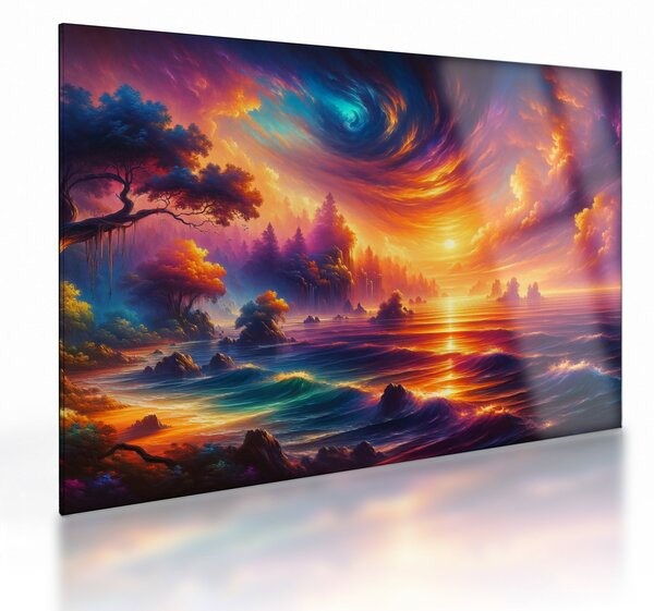 Skleněný obraz - Magický svět (70x50 cm)