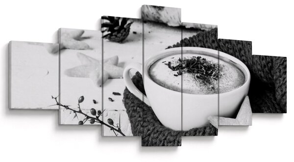 Obraz - Zimní cappuccino (210x100 cm)