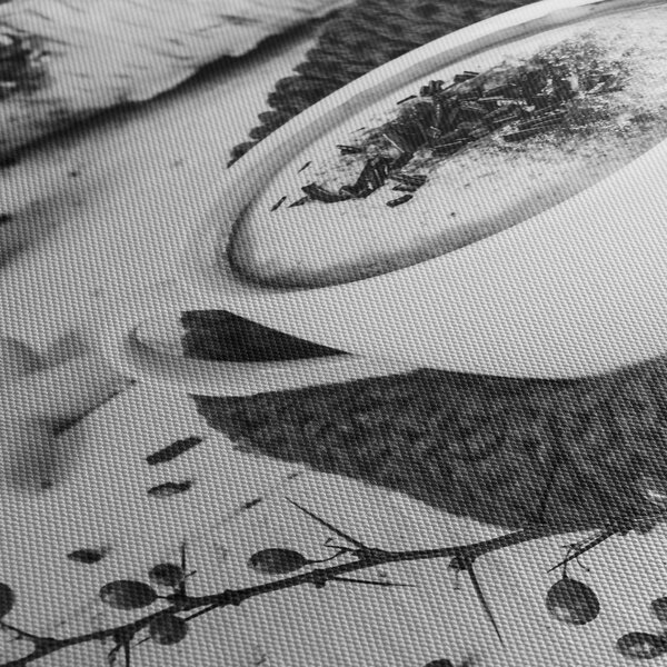 Obraz - Zimní cappuccino (170x50 cm)
