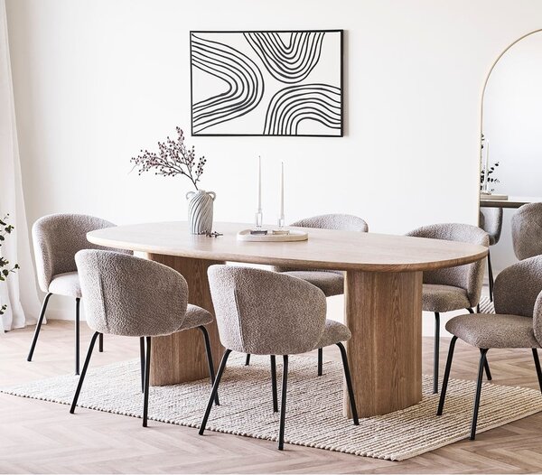 Jídelní stůl v dekoru jasanu 110x210 cm Serra – House Nordic