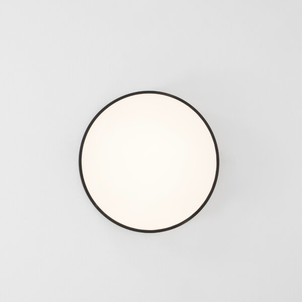 Černé kovové stropní LED světlo Nova Luce Wheel 45 cm