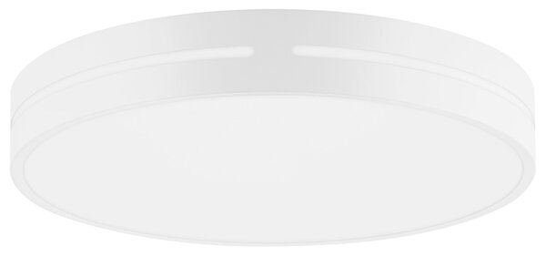Bílé kovové stropní LED světlo Nova Luce Wheel 45 cm