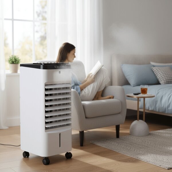 ZEVENTI - Ochlazovač vzduchu 60W/230V černá/bílá + DO