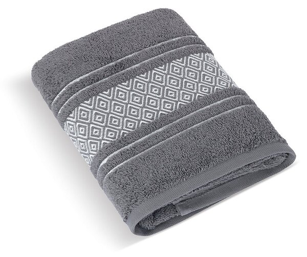 Brotex Froté ručník Mozaika 50x100cm 550g tmavě šedá