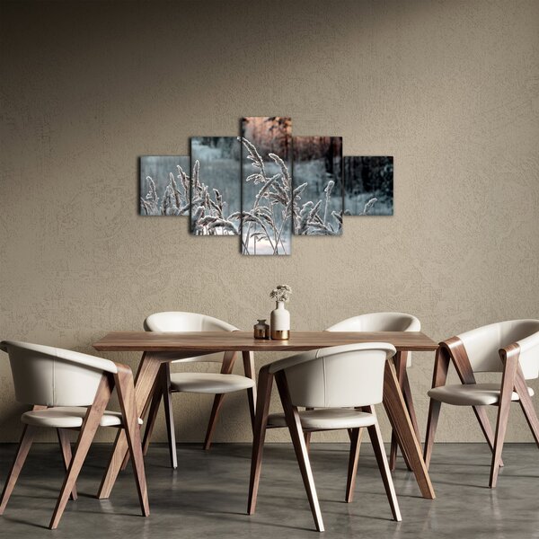 Obraz - Zamrzlá louka (125x70 cm)