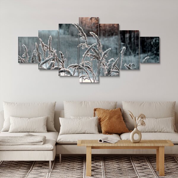 Obraz - Zamrzlá louka (210x100 cm)