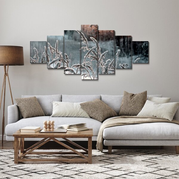 Obraz - Zamrzlá louka (210x100 cm)