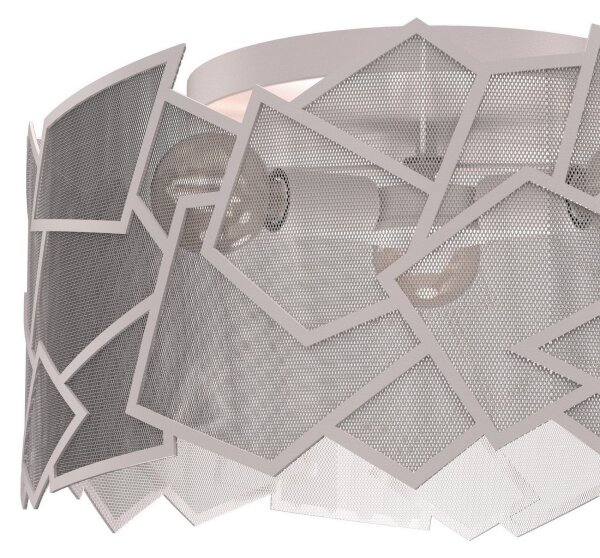 Stropní svítidlo CAMO 3xE27/15W/230V pr. 49,5 cm béžová