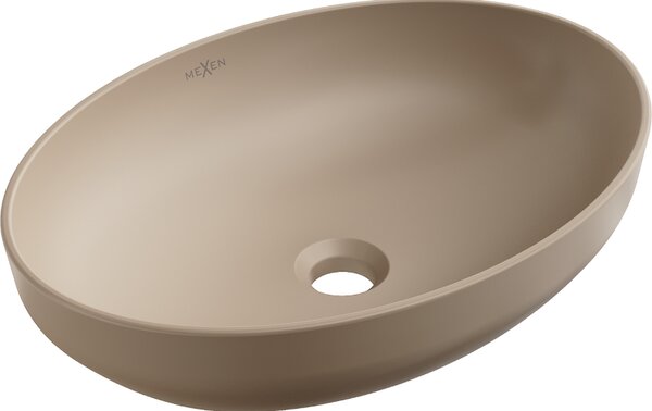 Mexen Cornelia umyvadlo na desku 50 x 37 cm, cappuccino mat - 21885064
