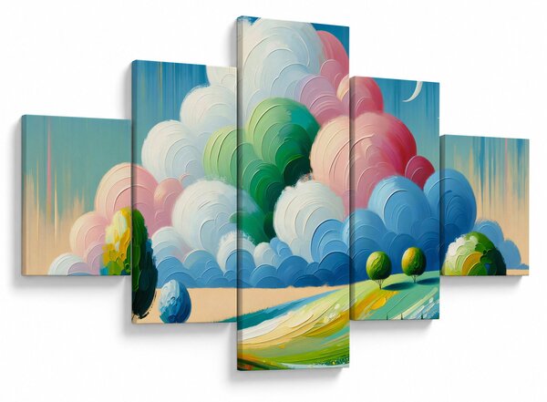 Obraz - Krajinka s mrakem (125x70 cm)