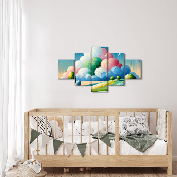 Obraz - Krajinka s mrakem (125x70 cm)