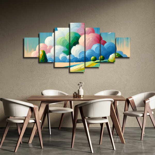 Obraz - Krajinka s mrakem (210x100 cm)